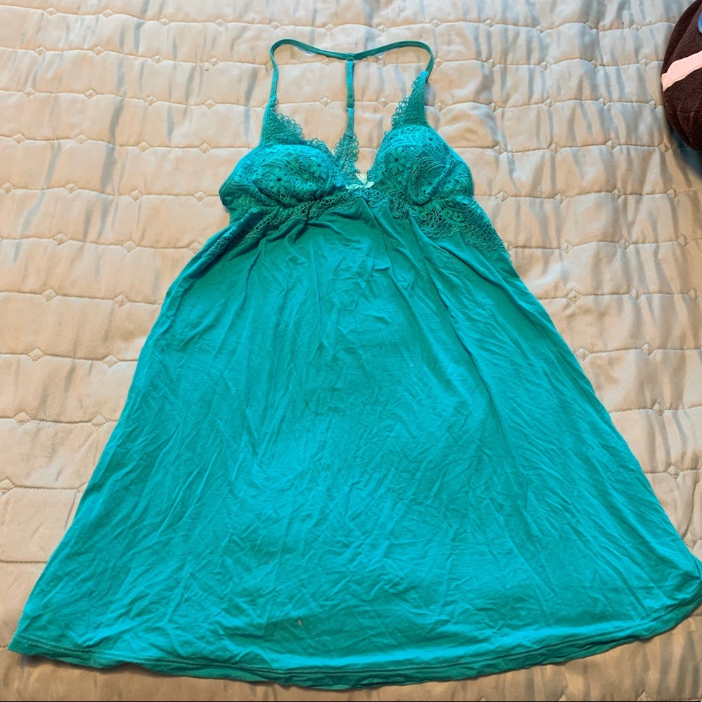 Victoria’s Secret slip blue xs
